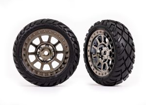 Multi-Spoke 2.2" Wheels with Anaconda Tires (2)
