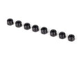 3 mm Black Nylon Locking Nuts (8)