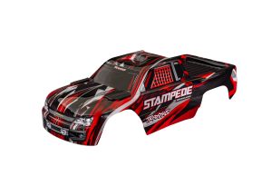 Stampede 2WD Red Clipless Body