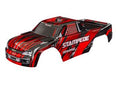 Stampede 2WD Red Clipless Body