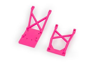 Pink Front and Rear Skid Plates