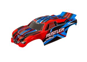 Rustler 2WD Red Clipless Body
