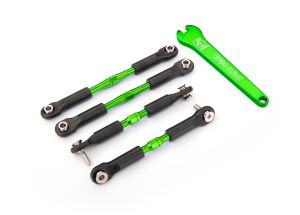 Green Aluminum Camber Link Set (F&R)