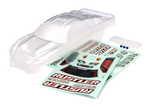 Rustler 2WD Clear Clipless Body