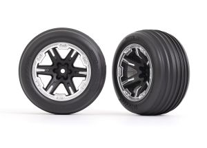 RXT 2.8" Black and Satin Wheels & Alias Tires (2)