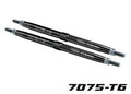 TUBES 112 mm Black Aluminum Front Toe Links (2)