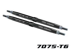 TUBES 112 mm Black Aluminum Front Toe Links (2)