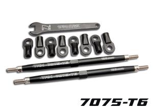 TUBES 128 mm Black Aluminum Toe Links (2)