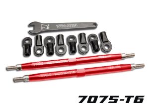 TUBES 128 mm Red Aluminum Toe Links (2)