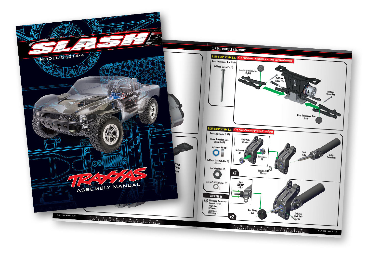 Slash 2WD Unassembled Kit, 58214-4