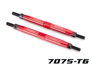 TUBES 88 mm Red Aluminum Toe Links (2)