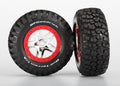 Split-Spoke Chrome & Red Wheels & BFG Tires (2)