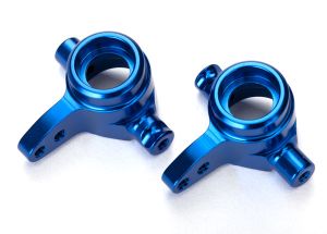 Blue Aluminum Steering Blocks (L&R)