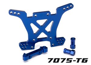 Blue Aluminum Rear Shock Tower & Hardware
