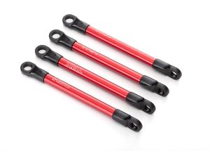 Red Aluminum Push Rod Set