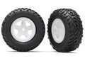 White 5-Spoke wheels with SCT Tires (2)