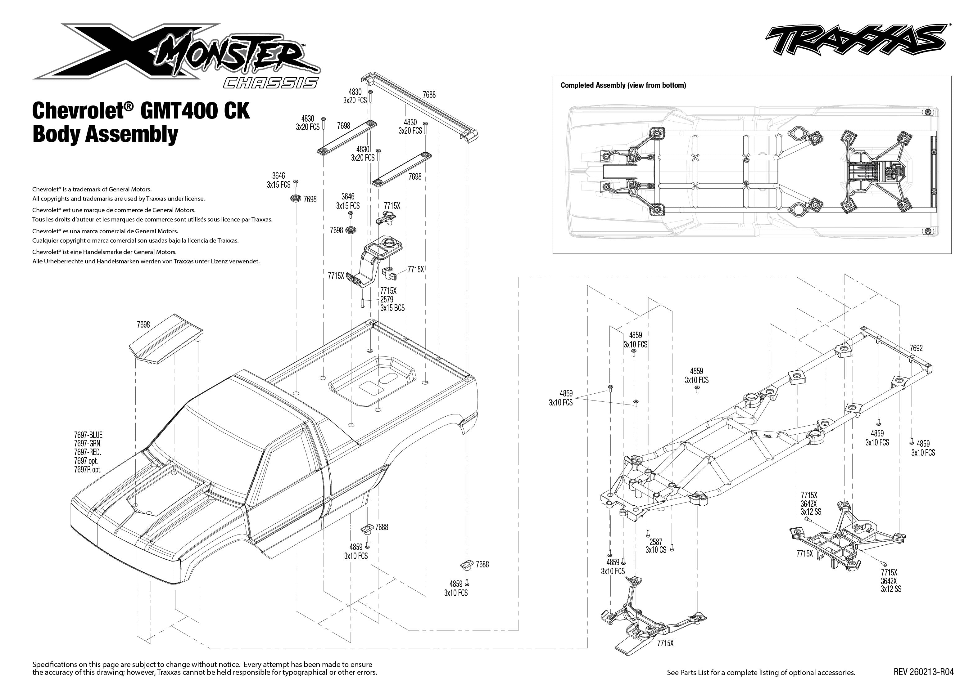 X-Monster Chassis, 77036-4