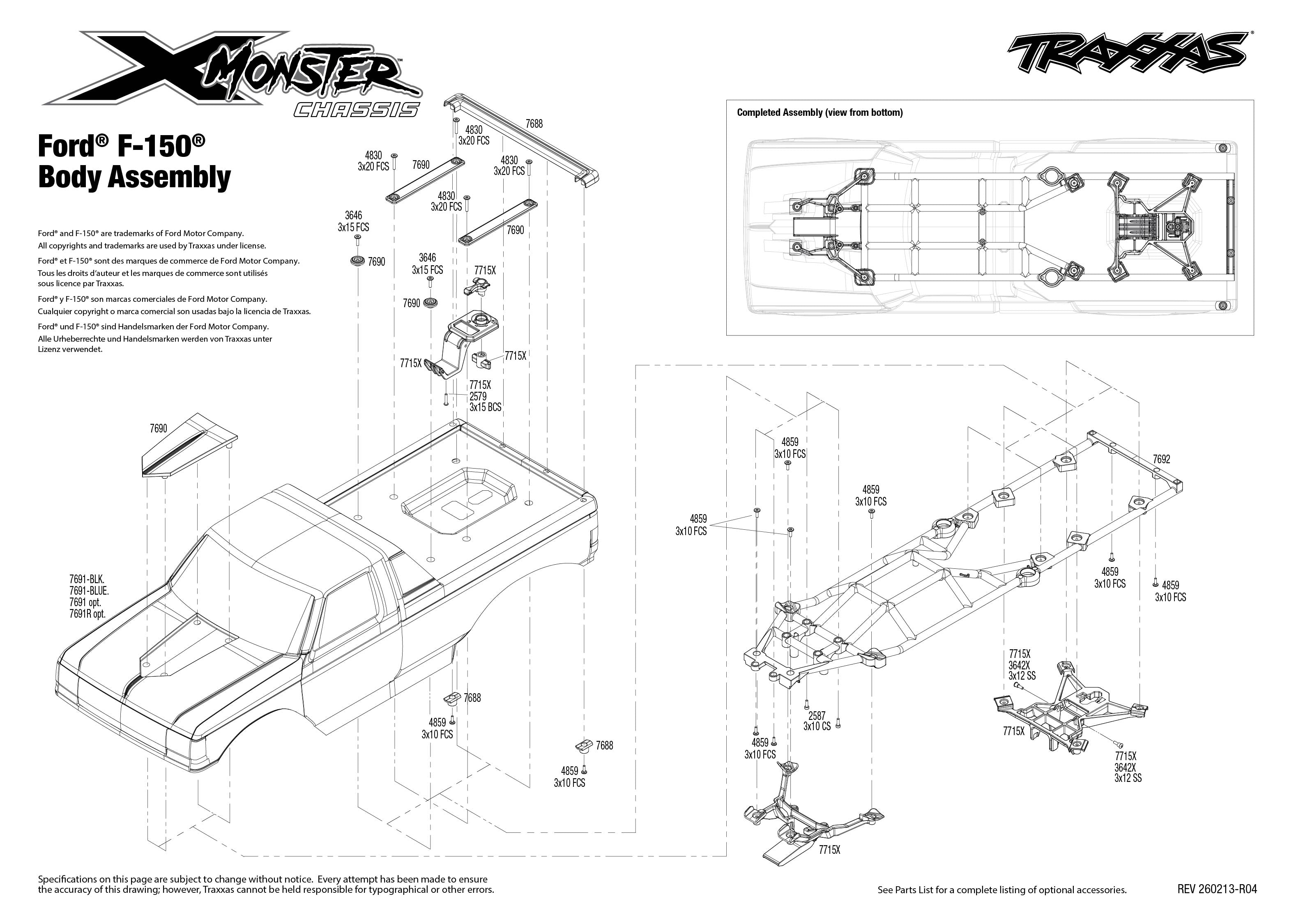 X-Monster Chassis, 77036-4