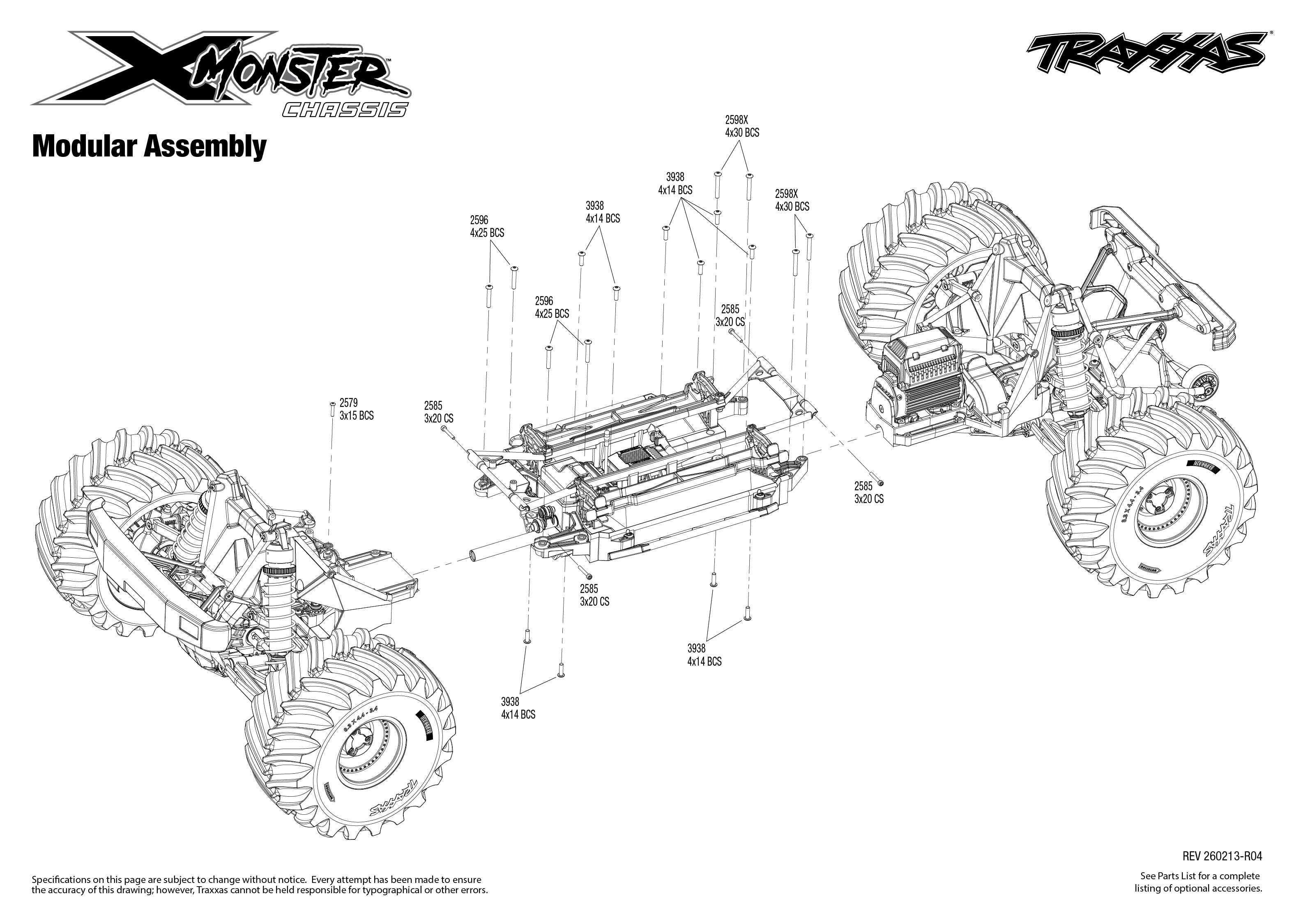 X-Monster Chassis, 77036-4