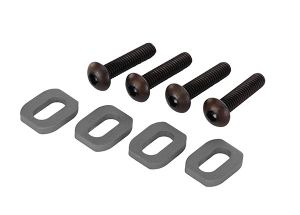 Gray Aluminum Motor Mount Washers (4)