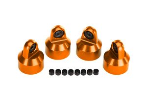 Orange Aluminum GTX Shock Caps (4)