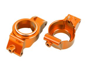 X-Series Orange Aluminum Caster Blocks (L&R)