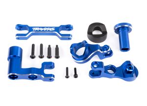 X-Series Blue Aluminum Steering Bellcrank Assembly