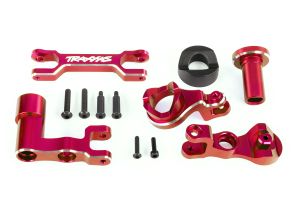 X-Series Red Aluminum Steering Bellcrank Assembly