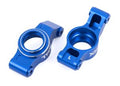 X-Series Blue Aluminum Rear Stub Axle Carriers (L&R)