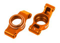 X-Series Orange Aluminum Rear Stub Axle Carriers (L&R)