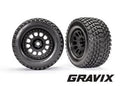 XRT Black Wheels with Gravix Race Tires (L&R)