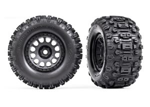 XRT Matte Black Wheels w/ Sledgehammer Tires (L&R)