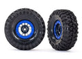 1.9" Black Chrome Method Wheels w/ Tires (2), 8182