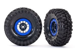 1.9" Black Chrome Method Wheels w/ Tires (2)