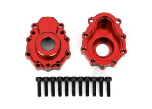 Red Aluminum Outer Portal Housings (2), 8251R
