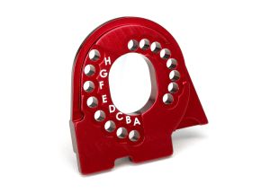 Red Aluminum Motor Mount Plate, 8290R