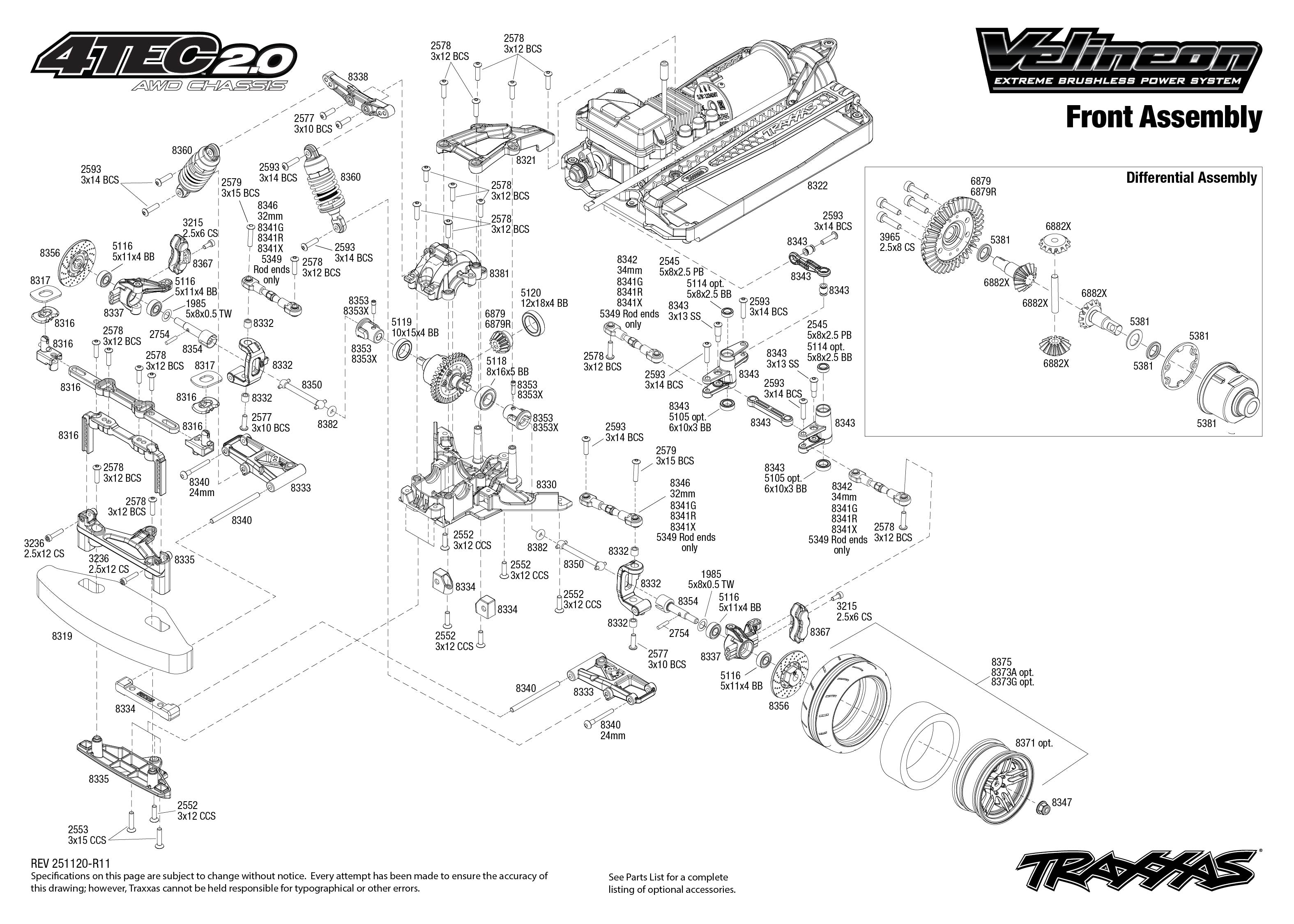 4-Tec 2.0 VXL Chassis, 83076-4
