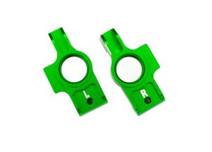 Green Aluminum Stub Axle Carriers (L&R)