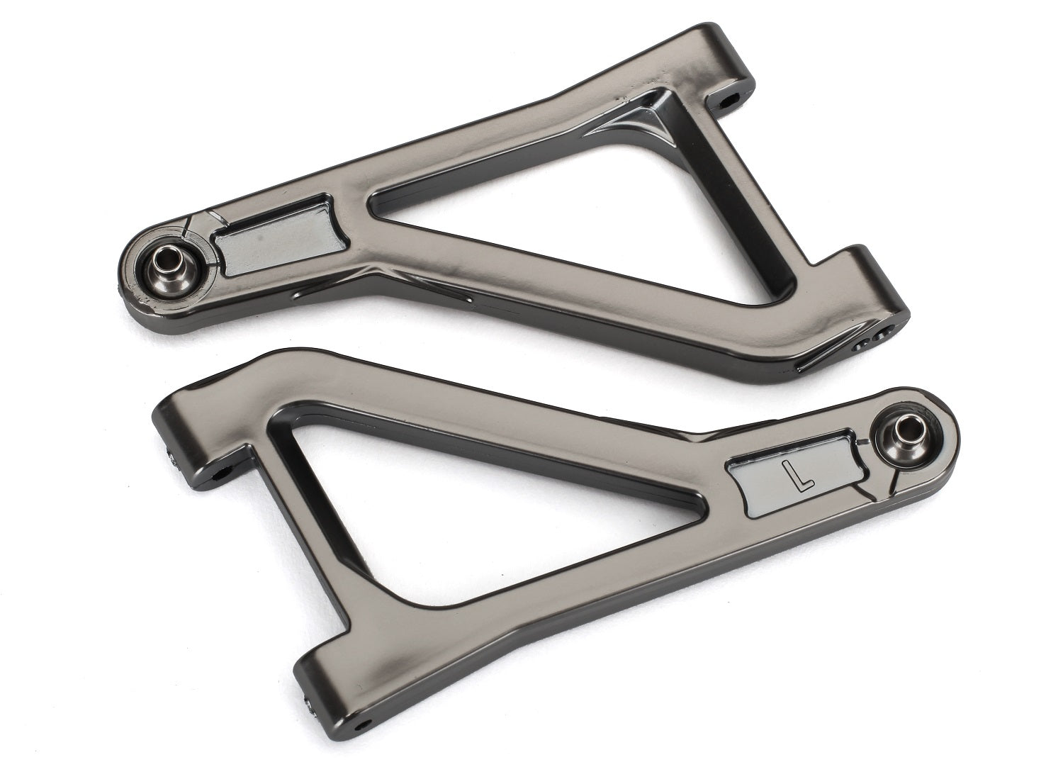 Satin Black Chrome Upper Suspension Arms (L&R), Part #8531X