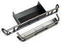 Satin Black Chrome Rear Bumper w/ Extension, Part #8536X