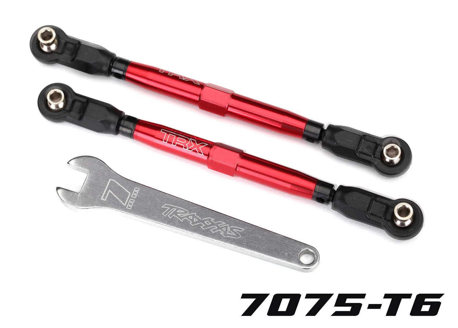 TUBES 102 mm Red Aluminum Toe Links (2), Part #8547R