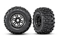 Maxx 2.8" Black Wheels & Sledgehammer Tires (2), Part #8973