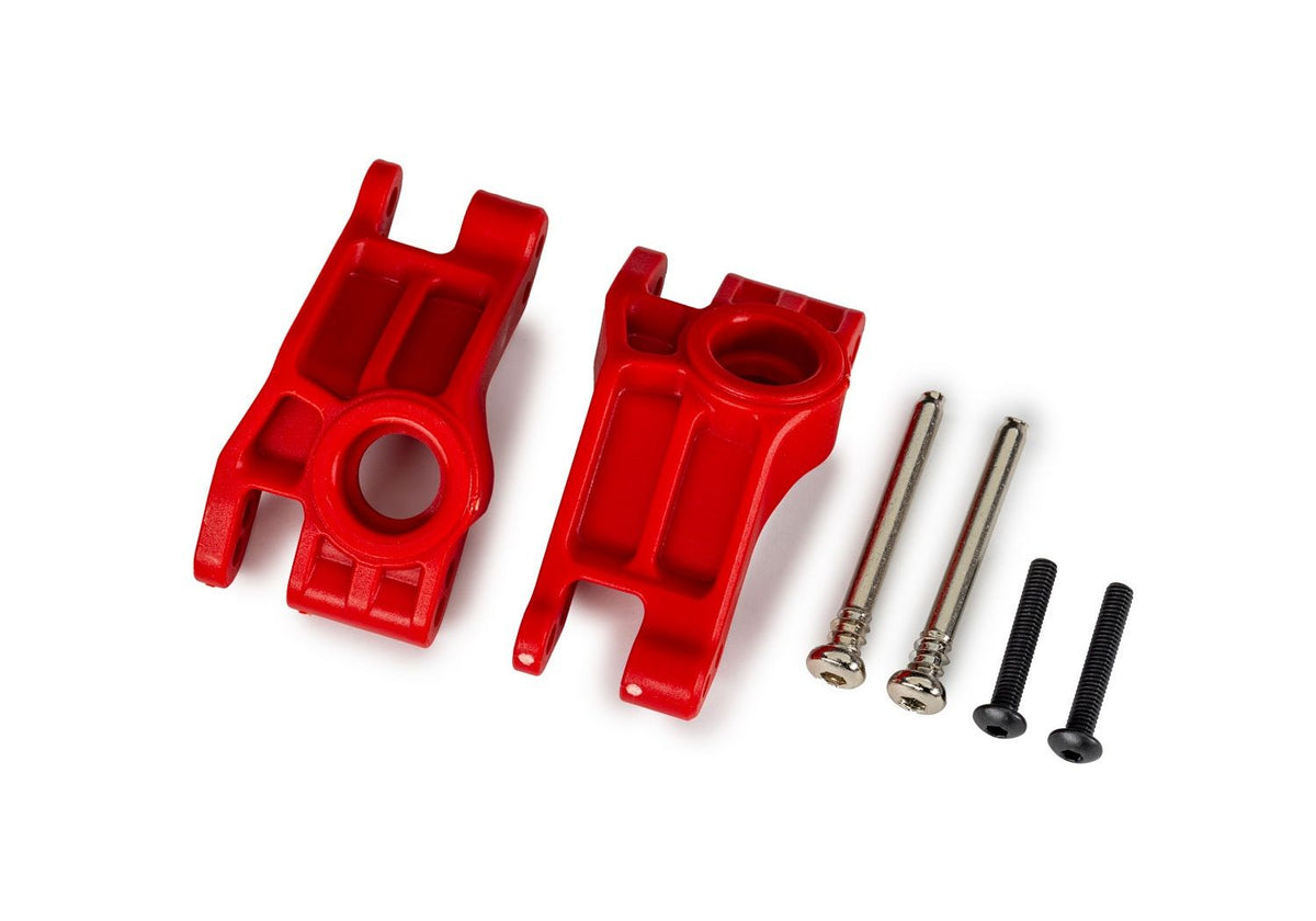 Red Extreme Heavy-Duty Stub Axle Carriers (L&R), Part #9150-RED