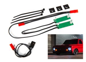 Drag Slash White LED Headlight Set