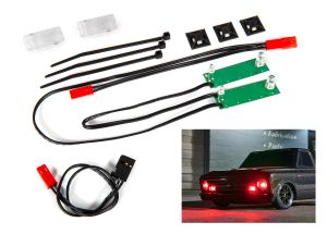 Drag Slash Red LED Headlight Set