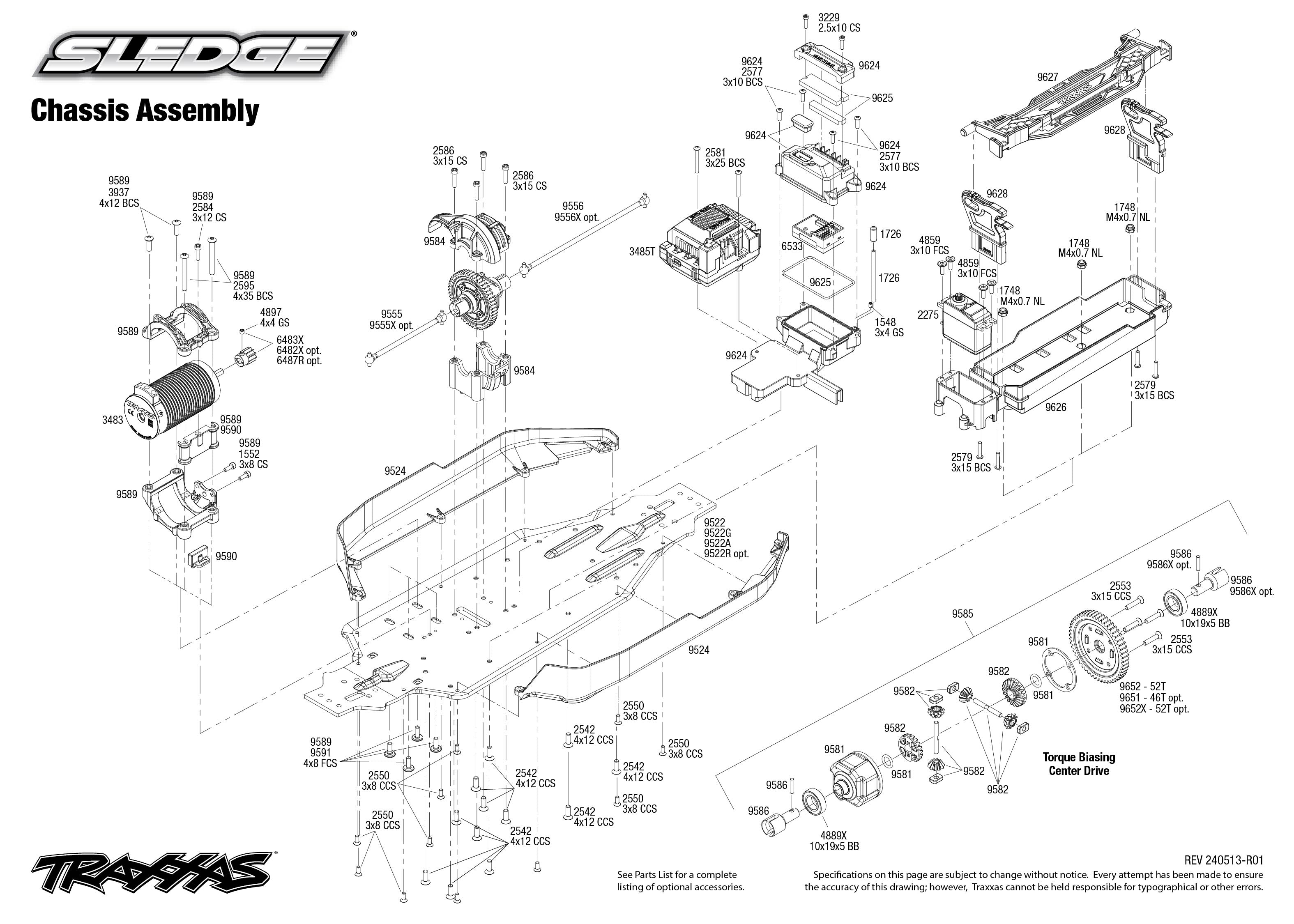 1/8 Sledge Belted, 95096-4