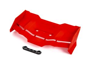 Red Rear Wing with Hardware