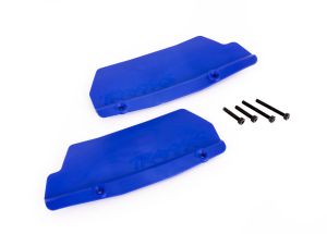 Blue Rear Mud Guards with Screws