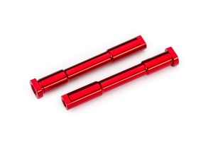 Red Aluminum Steering Bellcrank Posts (2)