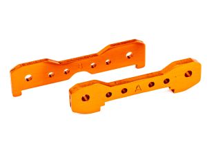 Orange 6061-T6 Aluminum Front Tie Bars (2)